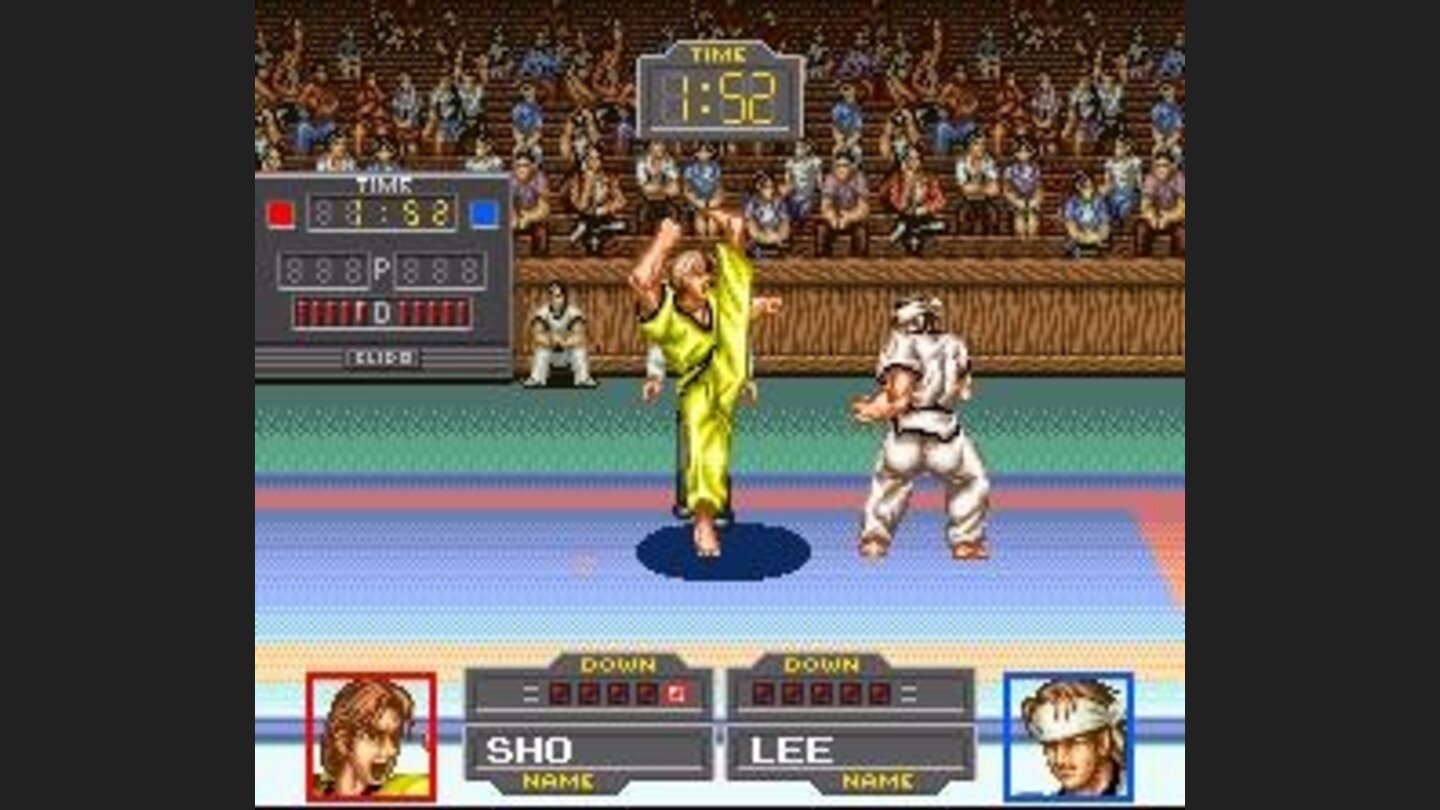 Behold the axe kick!