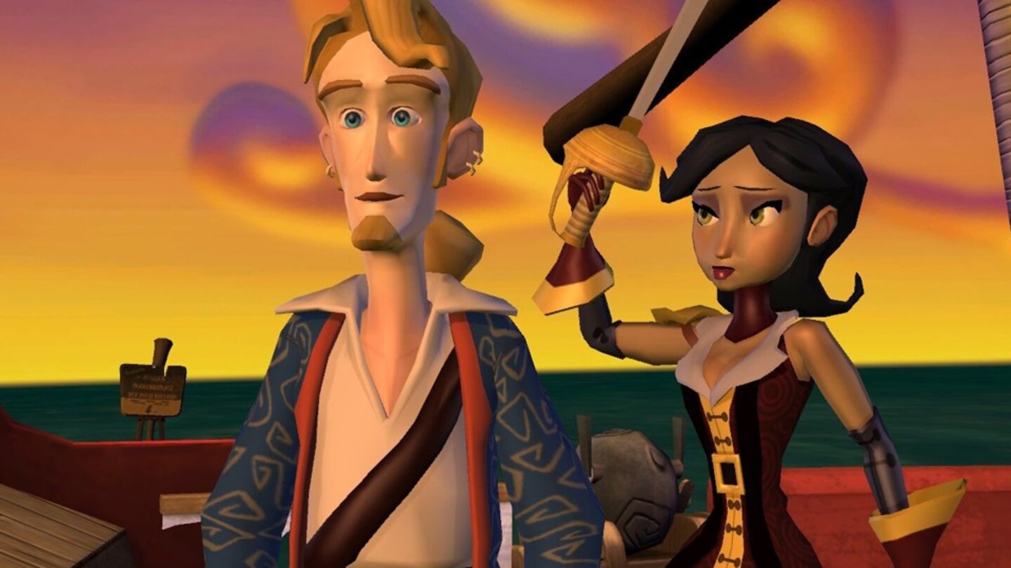 Tales of Monkey Island: Season 1Season 1 von Telltalte Adventurereihe umfasst die ersten fünf Episoden von Tales of Monkey Island: Launch of the Screaming Narwhal, The Siege of Spinner Cay, Lair of the Leviathan, The Trial and Execution of Guybrush Threepwood und Rise of the Pirate God. Als Möchtegern-Pirat Guybrush Threepwood versuchen Sie in den Mini-Abenteuern die Ausbreitung der schrecklichen Voodoo-Pocken zu verhindern.