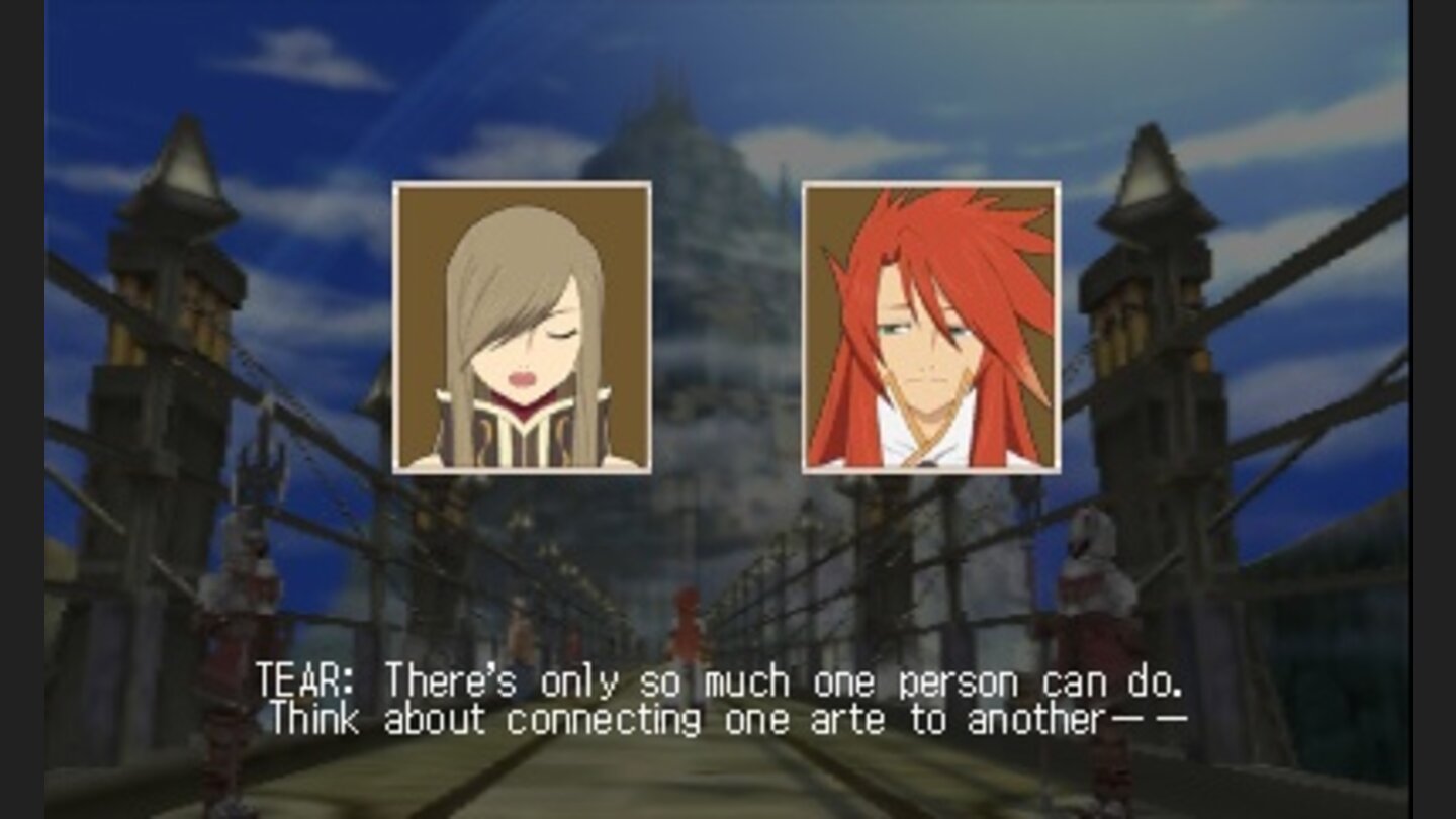 Tales of the AbyssTales typisch erwarten euch neben den handlungsrelevanten Dialogen auch einige optionale Plaudereien.
