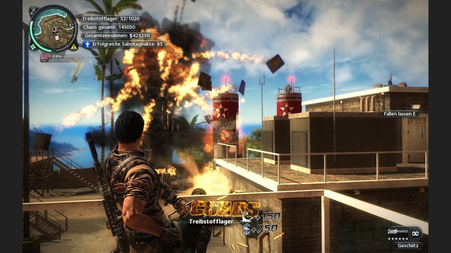 Technik-Check: Just Cause 2 - Mittlere Details