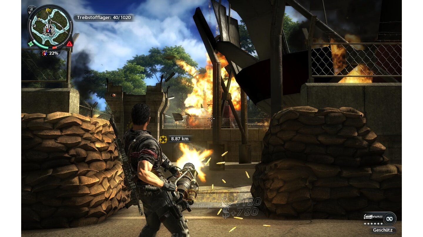 Technik-Check: Just Cause 2 - Sehr hohe Details