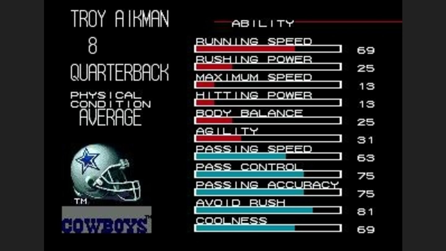 Player data