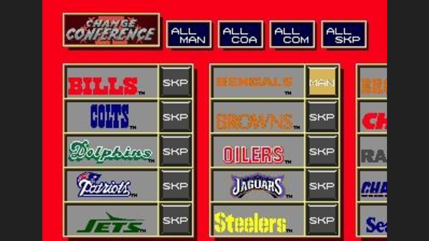 Choosing your team for the season