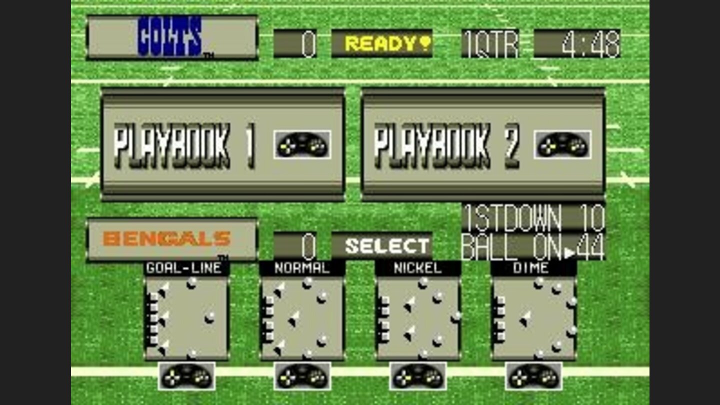 Pause menu