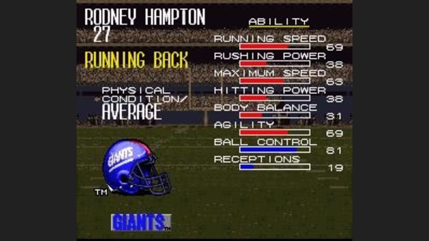 Player data