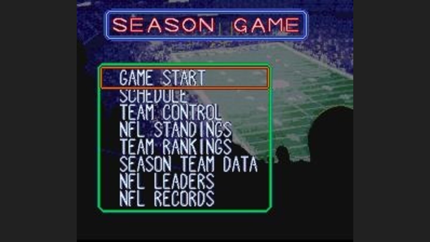Season game menu