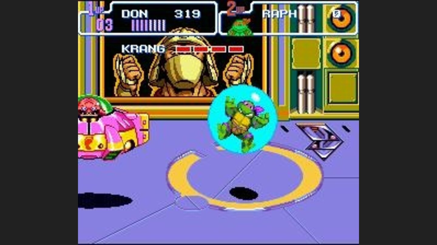 Fighting Krang once more