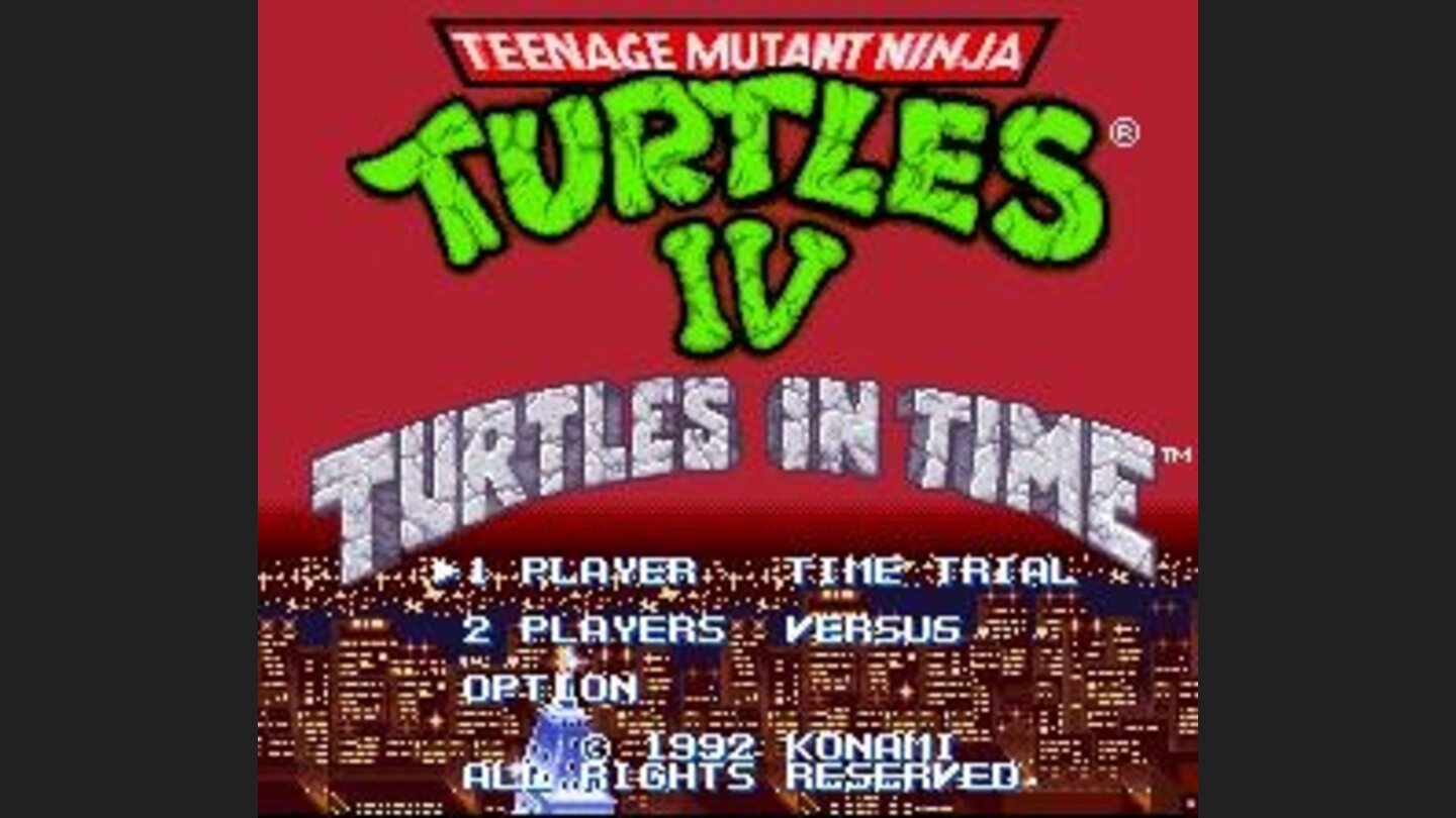Alternative title screen.