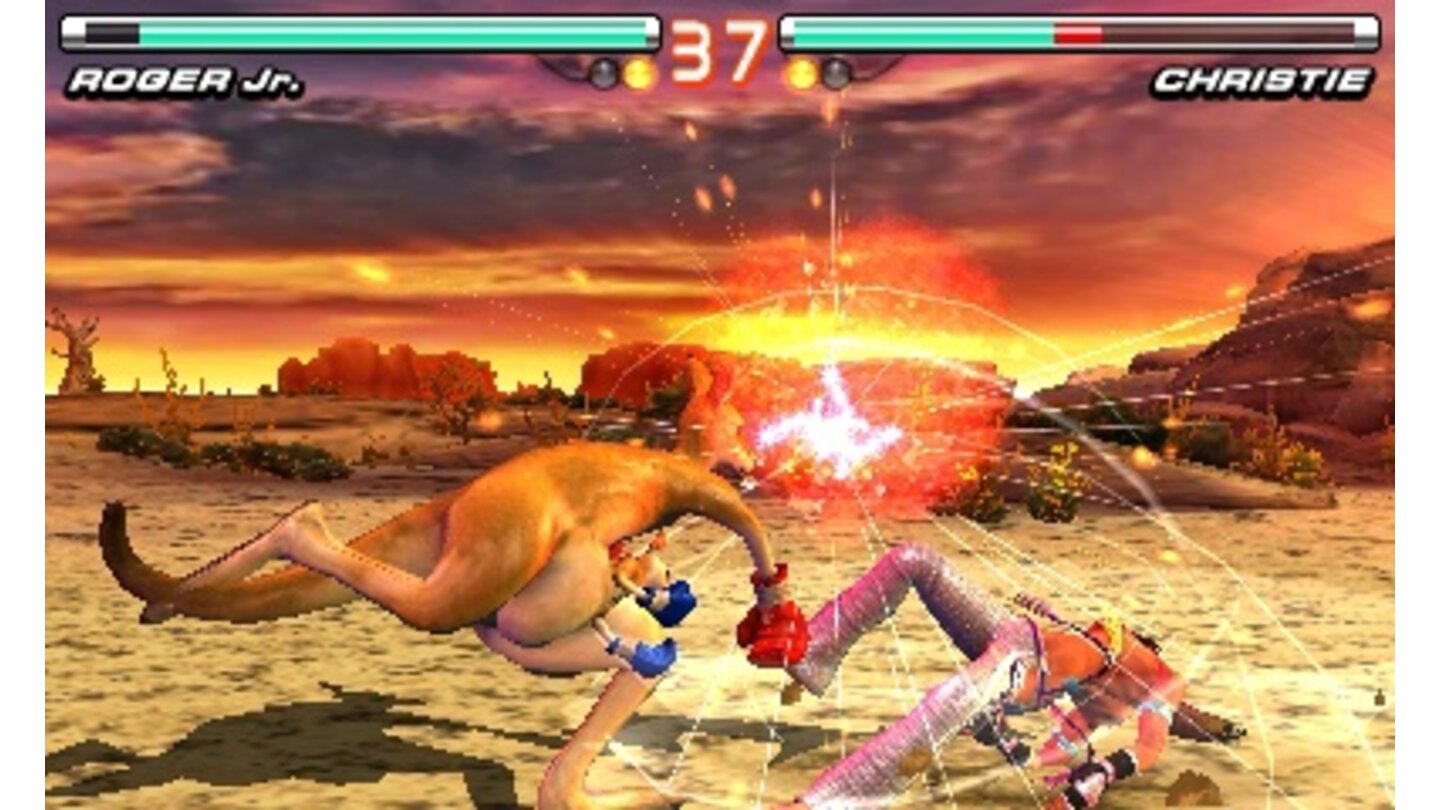 Tekken 3D Prime EditionWo dieses boxende Känguru hinlangt, wächst garantiert kein Gras mehr.