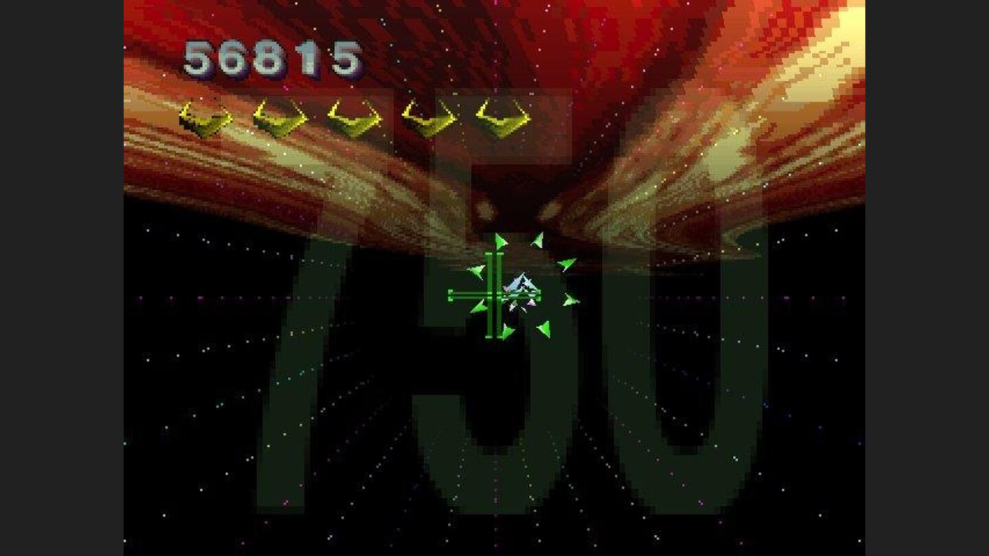 The first of three possible bonus games. Fly through the rings. If you finish, you warp five levels.