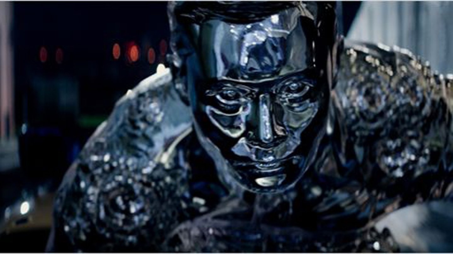 Terminator: GenisysDer T-1000 besteht aus einer mimetischen Polylegierung und diese macht ihn zu einem schier unbesiegbaren Feind.