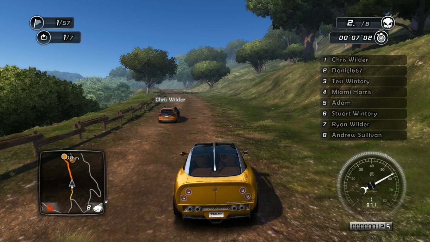 Test Drive Unlimited 2Offroad-Boliden steuern sich nicht wesentlich kniffliger als ihre Asphaltkollegen.