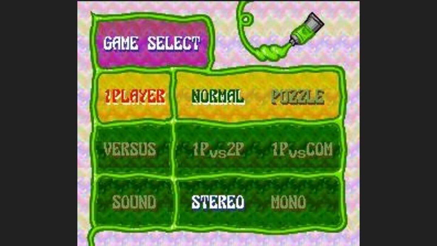 Choose your game mode, change sound settings and be the puzzle master now!