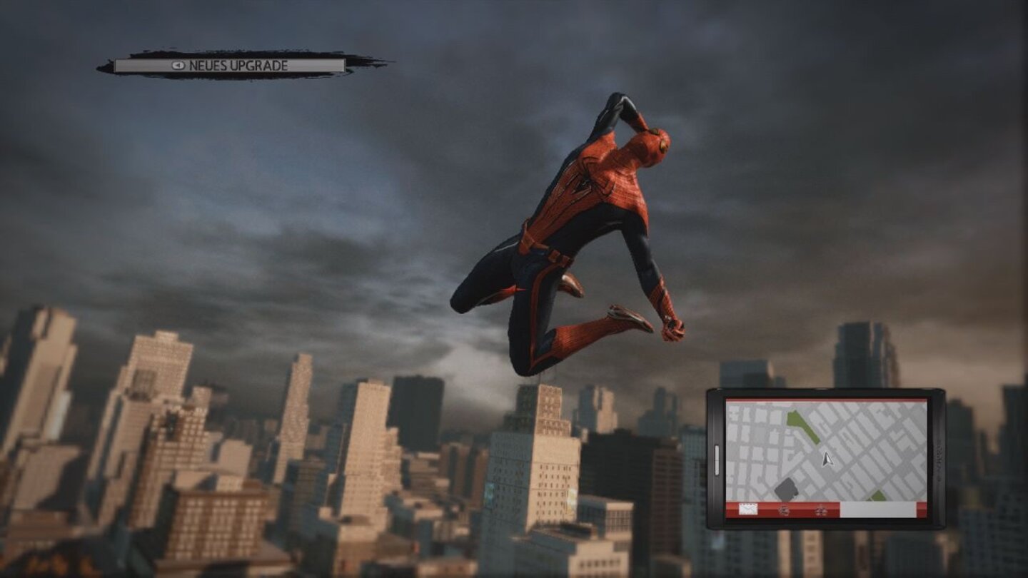 The Amazing Spider-Man(Xbox 360)Spider-Man schwingt frei durch ein grafisch gelungenes Abbild von Manhattan.