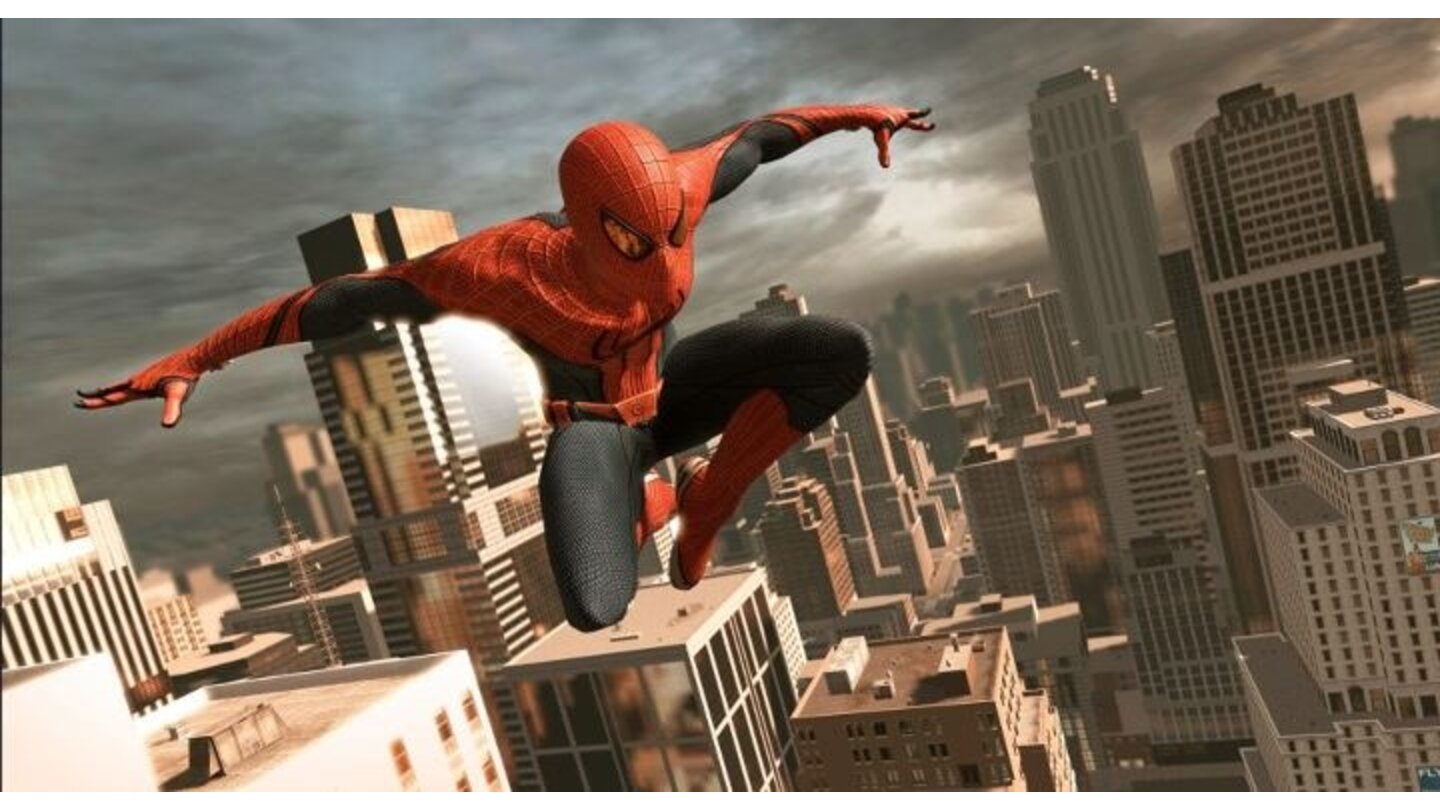 The Amazing Spider-ManDie Kamera ist in Amazing Spider-Man näher dran am Helden.