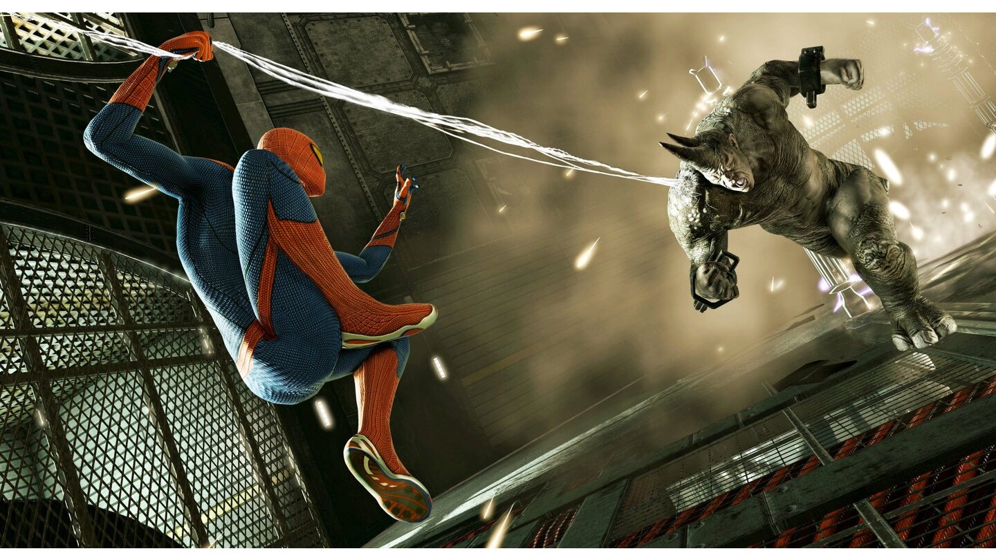 The Amazing Spider-ManAlte Gegner, eindrucksvoll inszeniert. Die Bosskämpfe dürften etwas herausfordernder ausfallen, als die von uns gespielten Fights gegen austauschbare Straßenschläger.