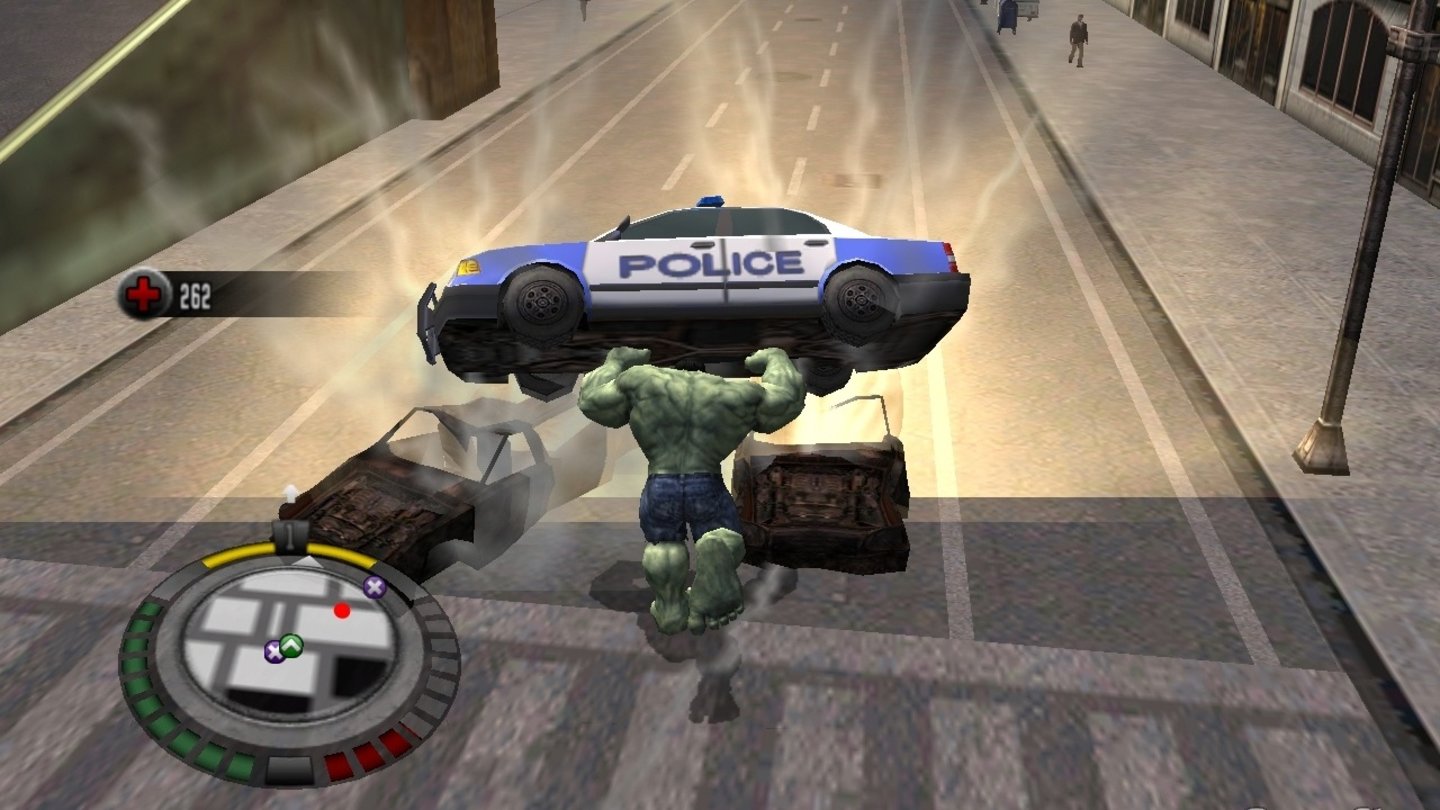 The Avengers-Spiele - Tops & FlopsFlop 2: Der unglaubliche Hulk (PC, Xbox 360, PS3, Wii – 2008)Während die Versionen für Next-Gen-Konsolen wenigstens halbwegs in Ordnung sind, portiert man für den PC die hoffnungslos veraltete PS2-Fassung. Das Ergebnis: Peinliche Grafik, fiese Steuerung und geringer Wiederspielwert ruinieren jeglichen Spielspaß. »Hulk traurig«.