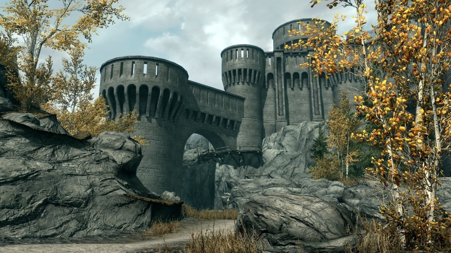 The Elder Scrolls 5: Skyrim Fort Dawnguard, das Hauptquartier der Wächter der Sonne, den Gegenspielern der Vampir-Fraktion.