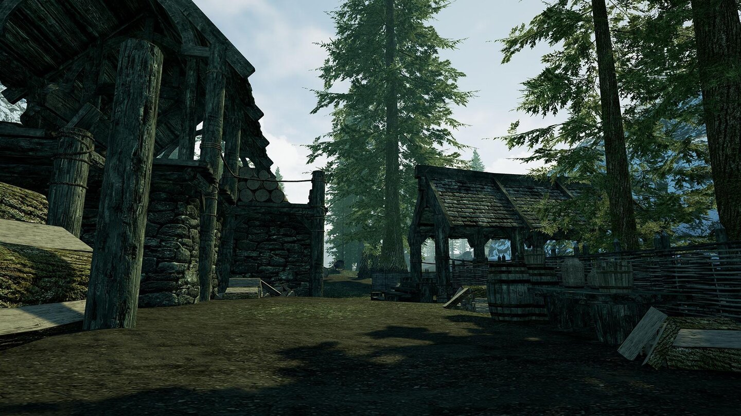 The Elder Scrolls 5: SkyrimScreenshots vom Nachbau Riverwoods mit der Unreal Engine 4