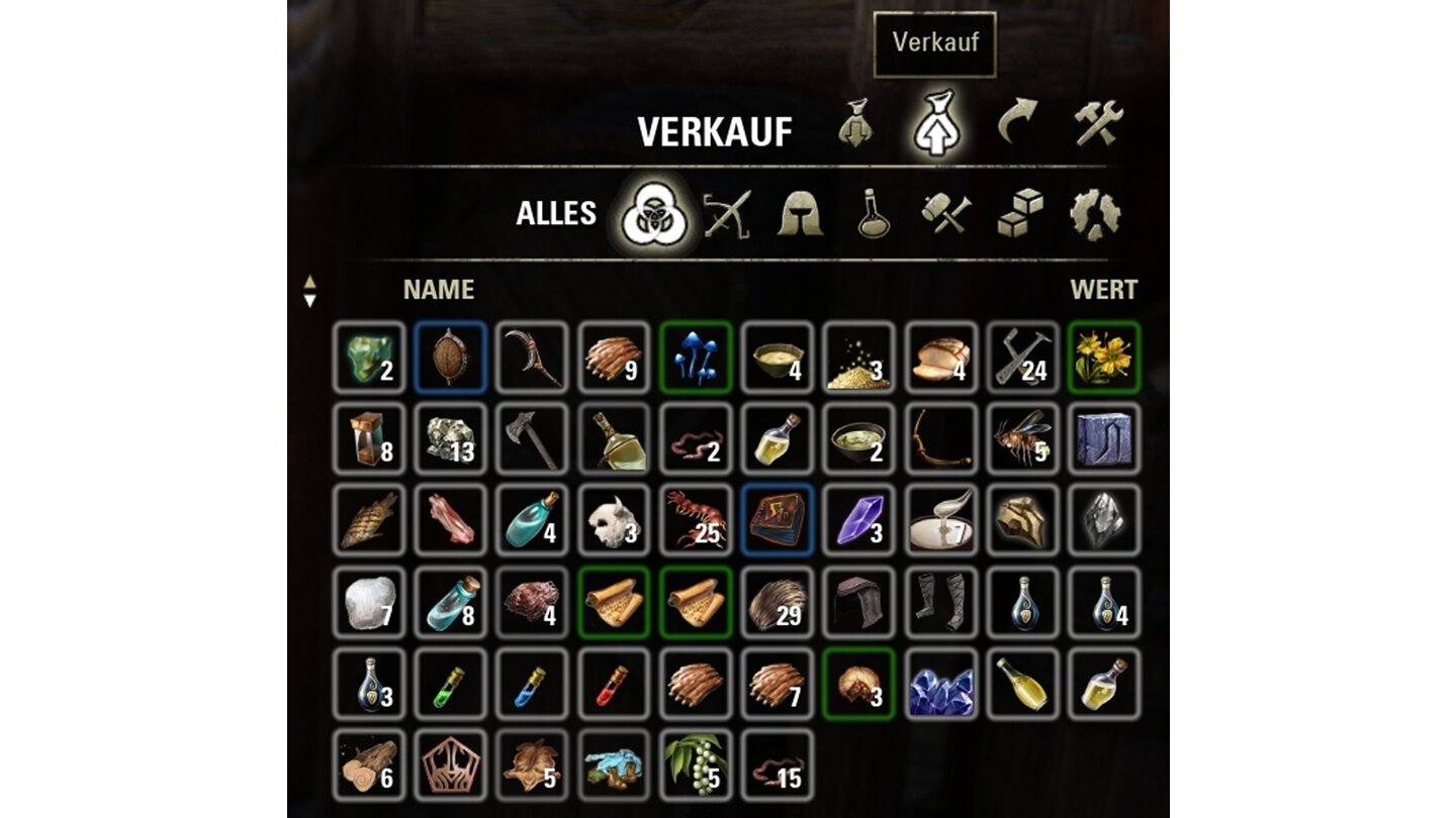 The Elder Scrolls Online - Inventory Grid View und Bank Grid ViewInmitten von endlosen Listen mal wieder den Überblick über Rucksack und Bankfach verloren? Die Mods Inventory Grid View und Bank Grid View entfernen die standardmäßigen Textanzeigen und kacheln sämtliche Gegenstände als Symbole überschaubar aneinander. Kein ewiges Scrollen mehr!