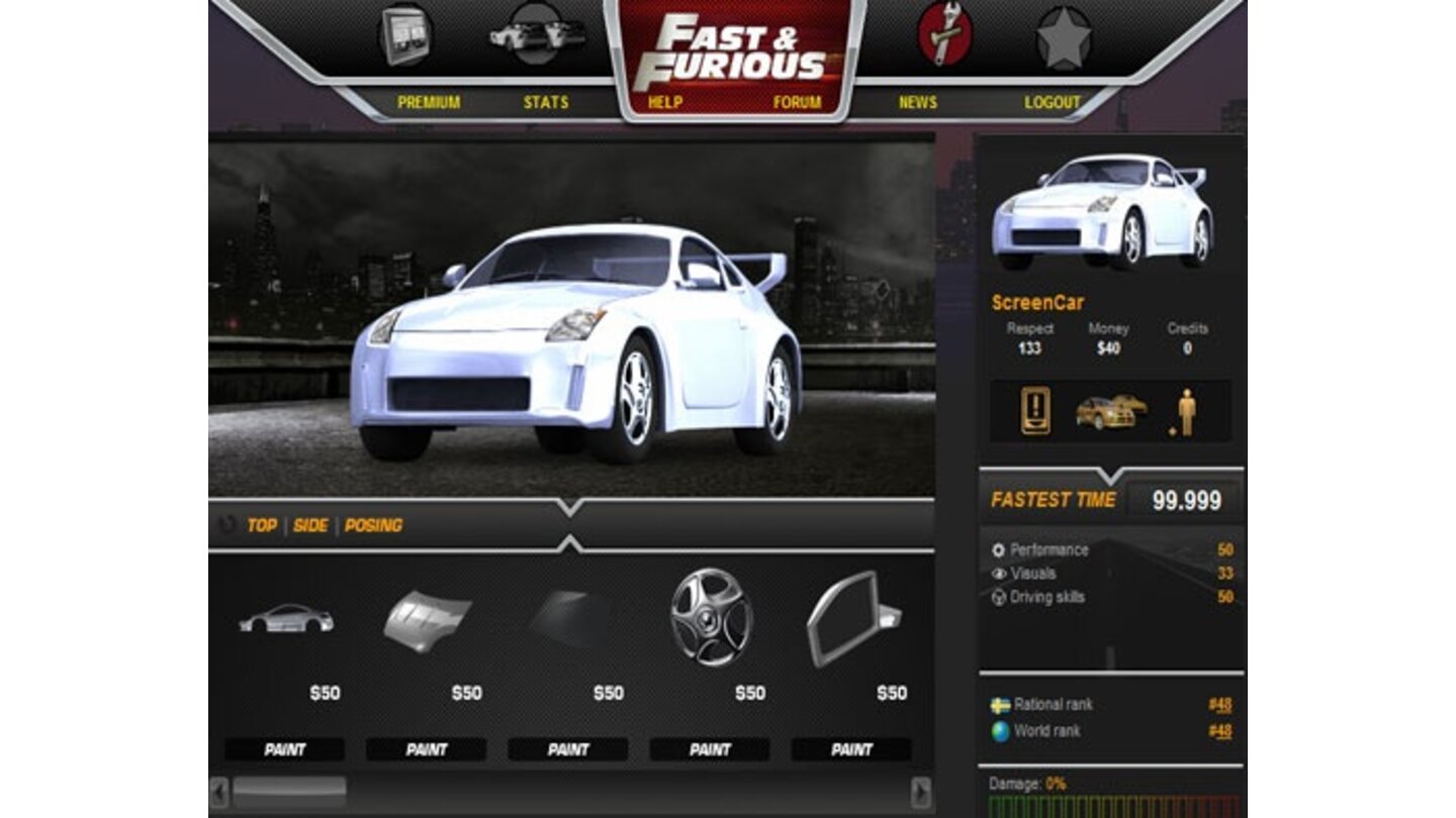 The Fast and The Furious: Fan Immersion Game