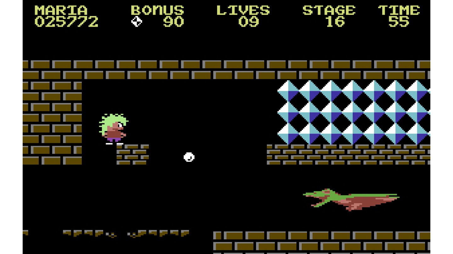 3. The Great Giana Sisters (1987)Das Jump&Run war das Super Mario Bros. für den Commodore 64. Genau deshalb gab es Ärger mit Nintendo, Giana Sisters wurde vom Markt genommen und erzielt heute deshalb Sammlerpreise.