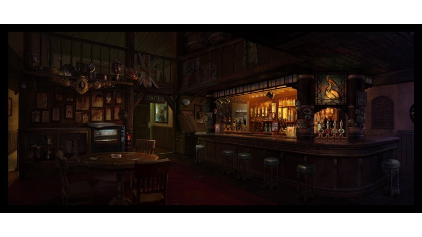 Uncharted 3: Drake's Deception »The Pelican Inn (Pub)« von Andrew Kim