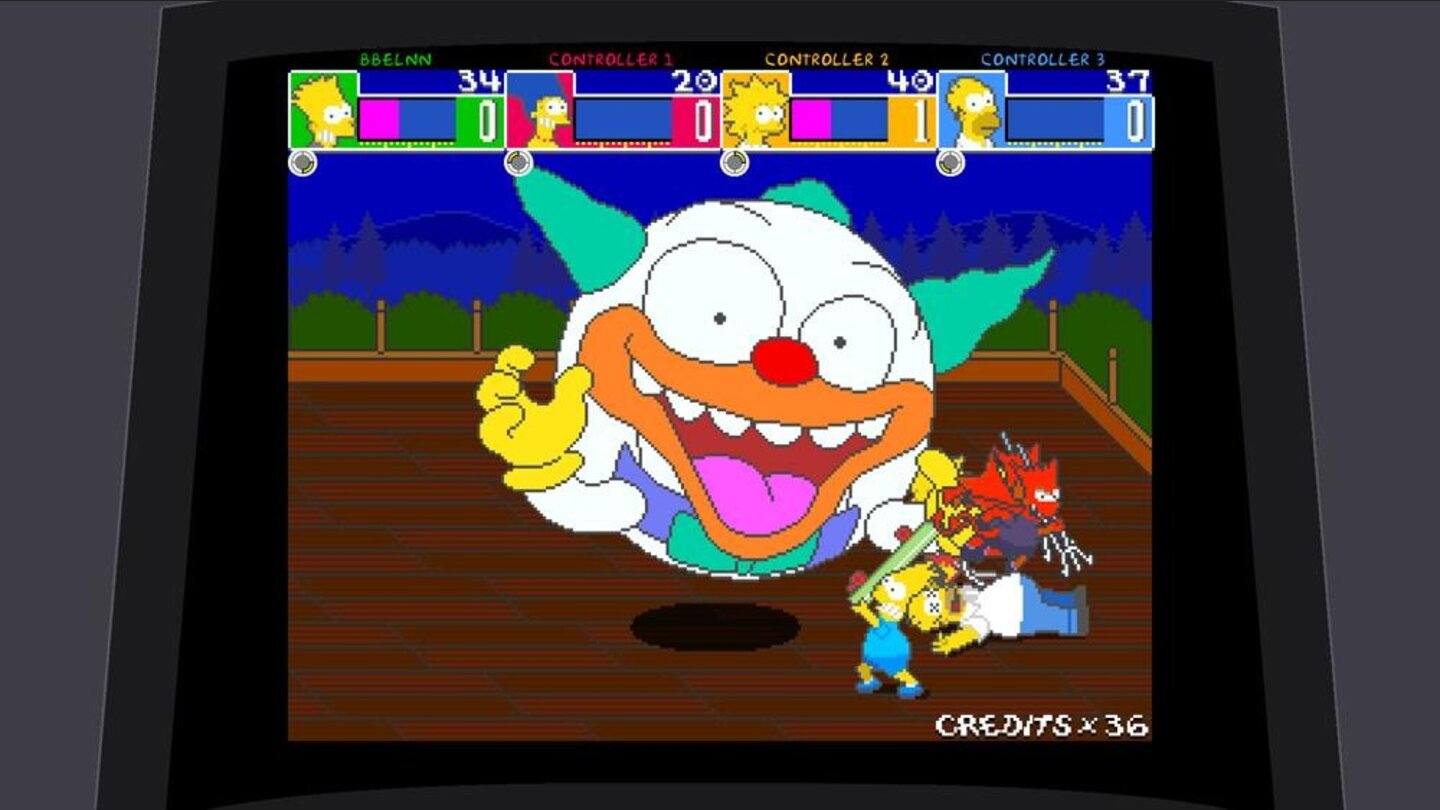 The Simpsons Arcade Game