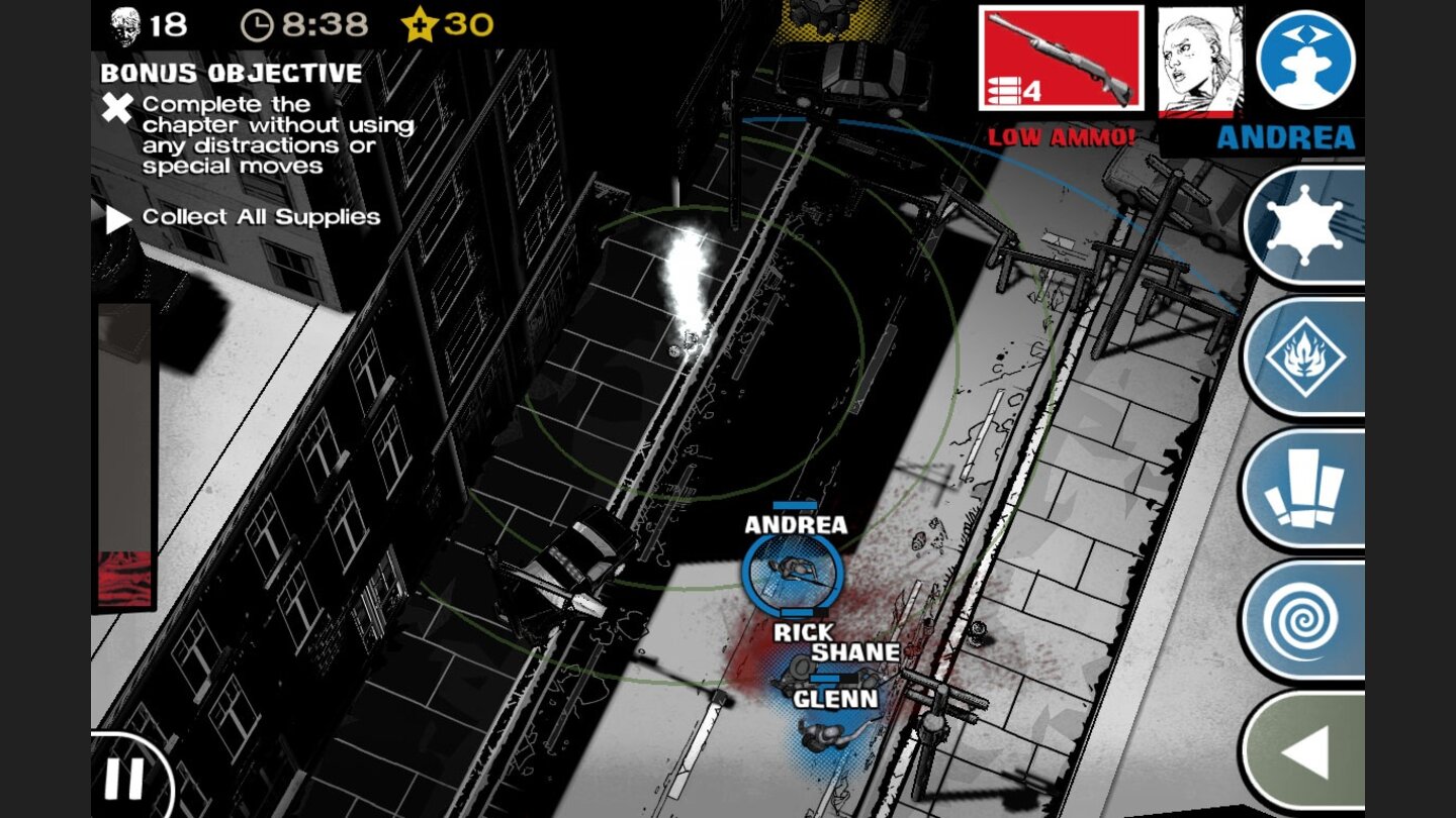 The Walking Dead: Assault
Um die Untoten abzulenken sind in den Levels überall diverse Krachmacher platziert, wie dieser Hydrant.
