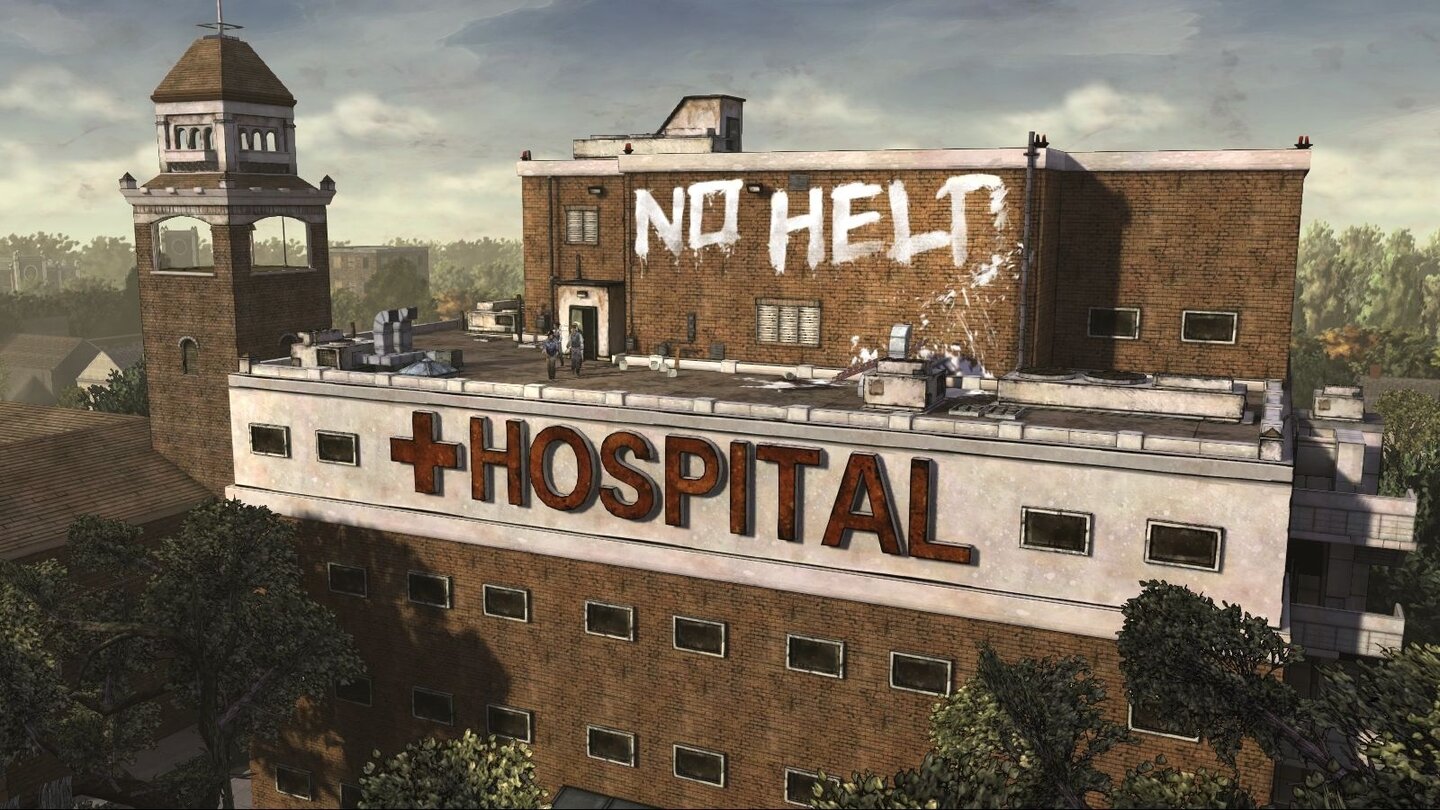 The Walking Dead: Episode 5In ein Zombiespiel gehört natürlich auch ein Krankenhaus.