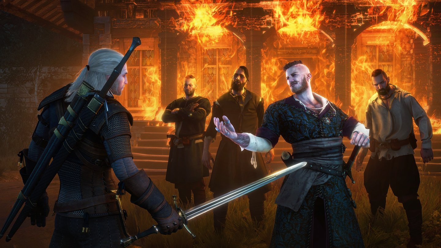 The Witcher 3: Hearts of StoneOlgierd von Everec fühlt sich in seiner Unsterblichkeit sicher, zieht brandschatzend durchs Land und legt sich mit Geralt an.