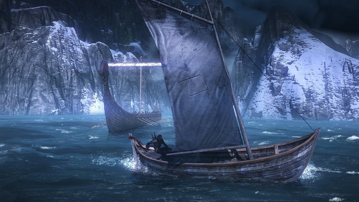 The Witcher 3: Wild HuntDer Hexer darf diesmal auch im eigenen Boot durch die Welt schippern. Doch kann er es selbst steuern oder folgt es einem festen Kurs?