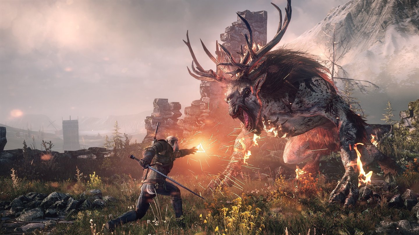 The Witcher 3: Wild HuntDer letzte Teil der Rollenspiel-Serie mit Geralt als Hauptfigur, dafür diesmal allerdings mit einer offenen Spielwelt.