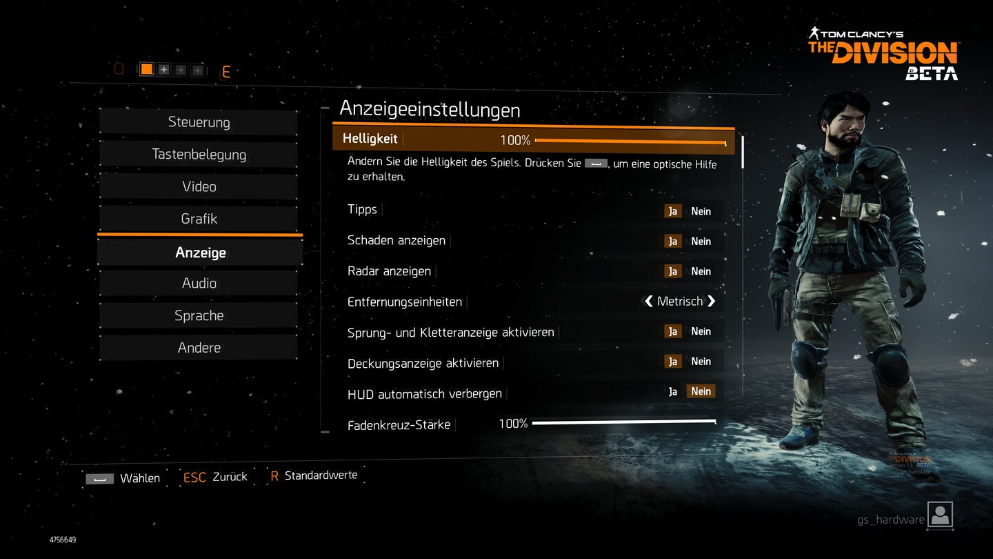 TheDivision - Beta - Grafikeinstellungen 04