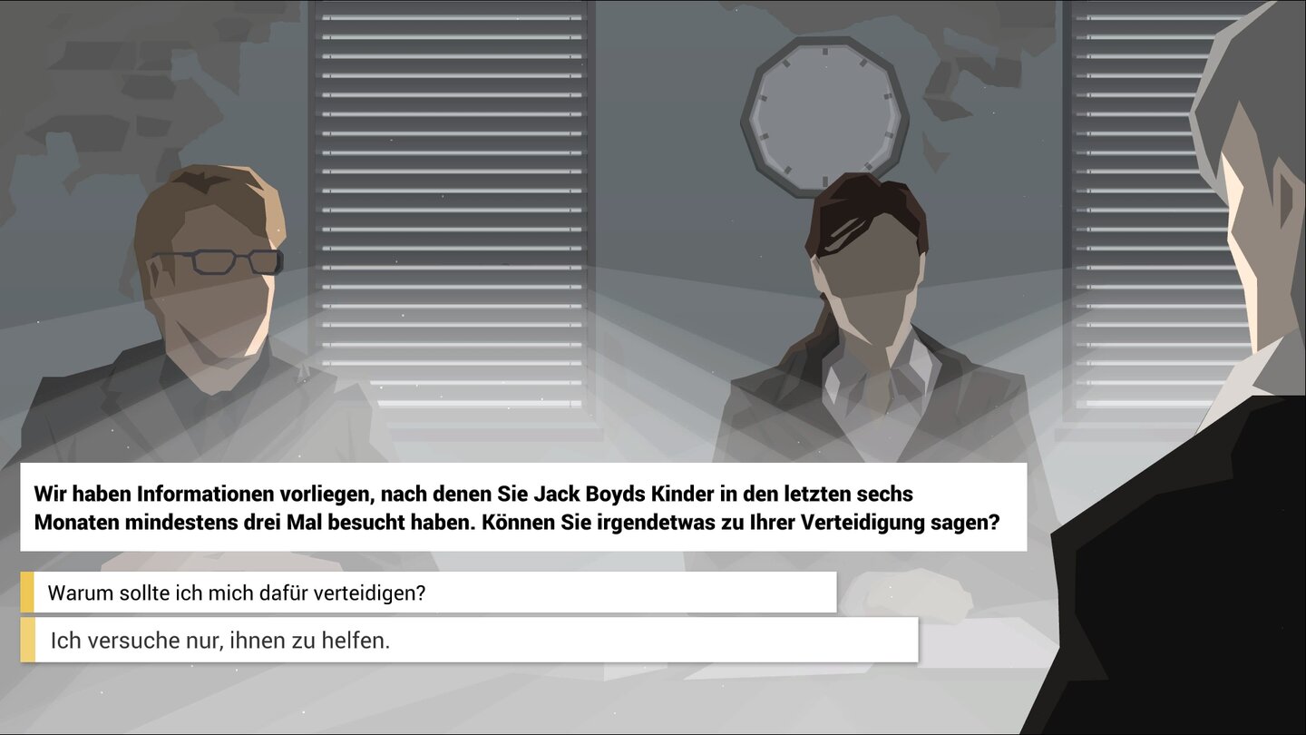 This is the Police 2Jacks Vergangenheit holt ihn ein: Ermittler verhören seine ehemalige Sekretärin.