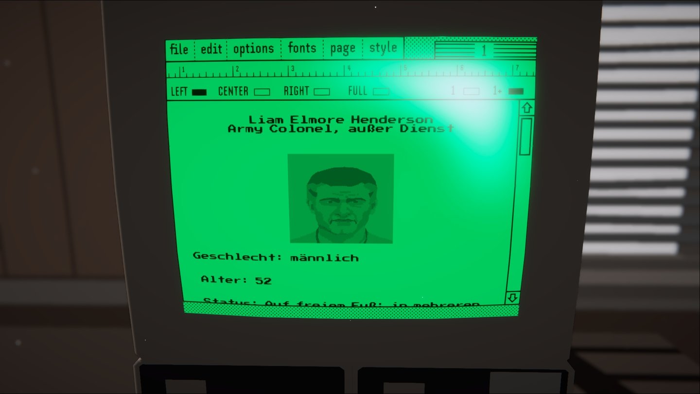 This is the Police 2Am Computer holt ihr bei einer Zwischensequenz weitere Informationen zu einem Verdächtigen ein.