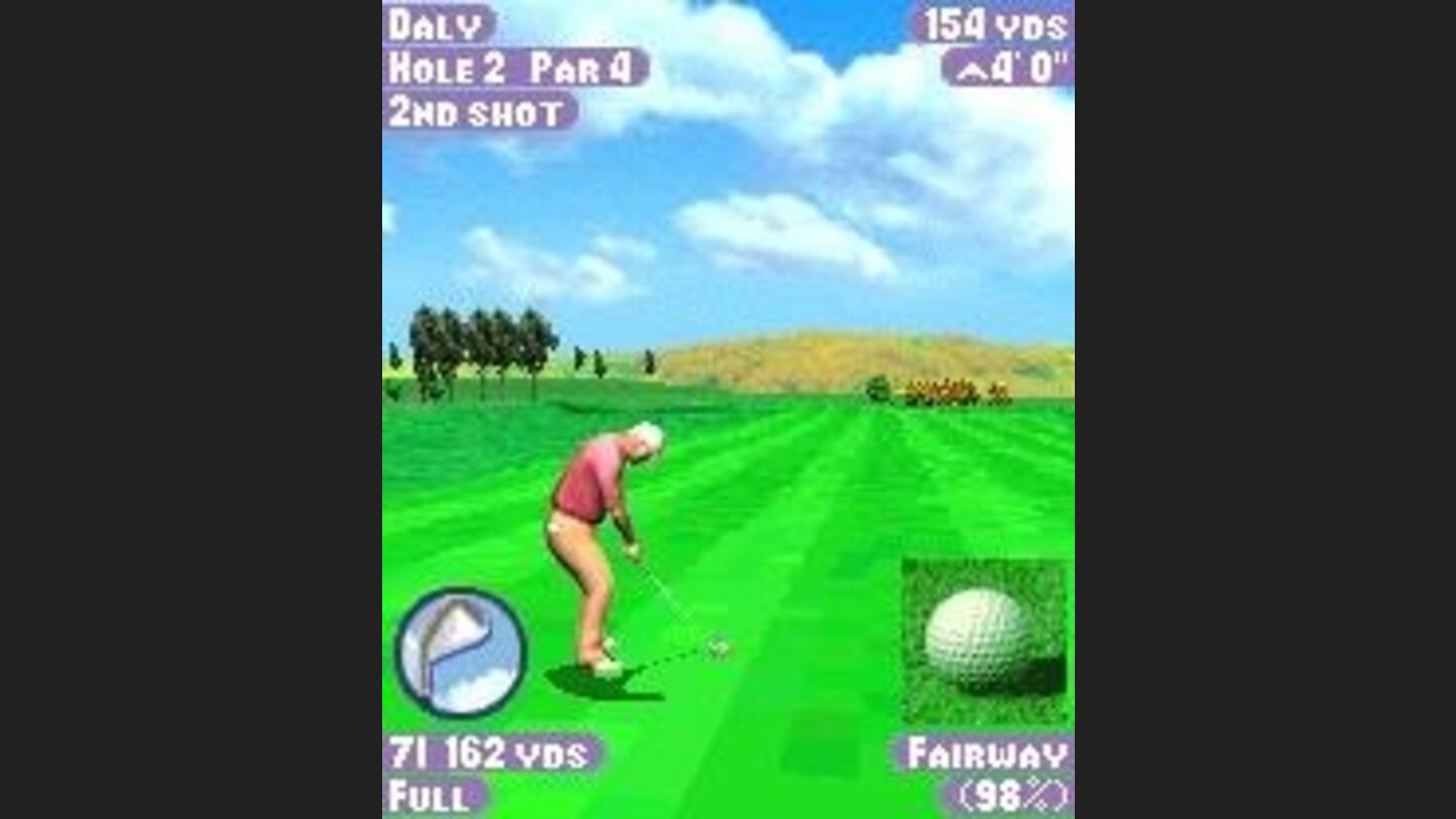 Getting ready for the swing