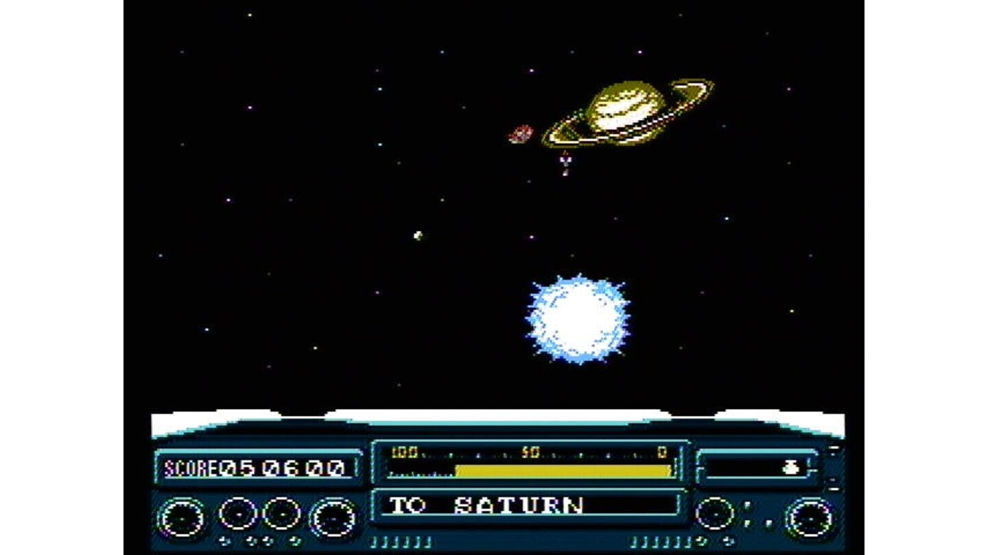A battle out near Saturn