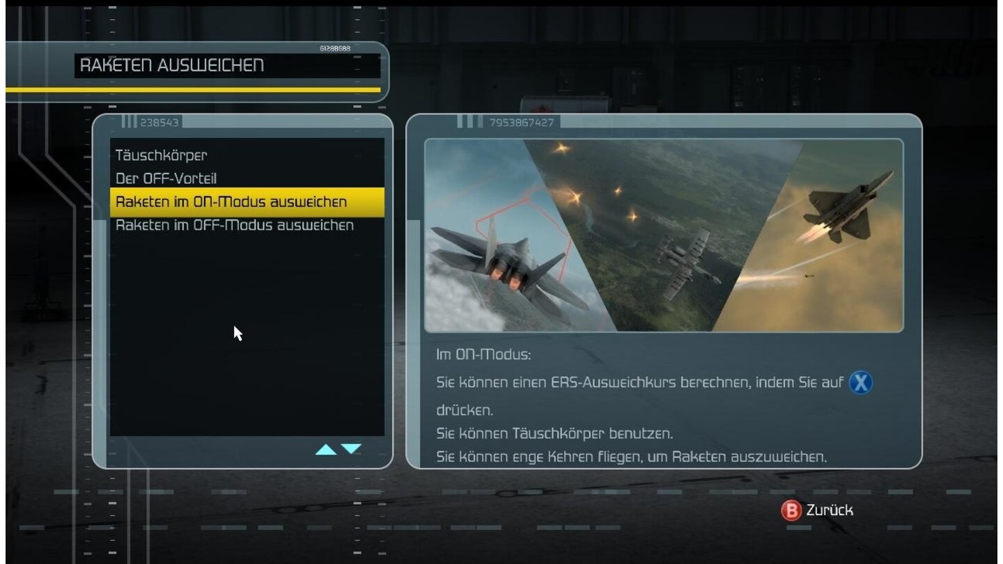 Tom Clancy's H.A.W.X.: Raketen ausweichen - Raketen im ON-Modus ausweichen