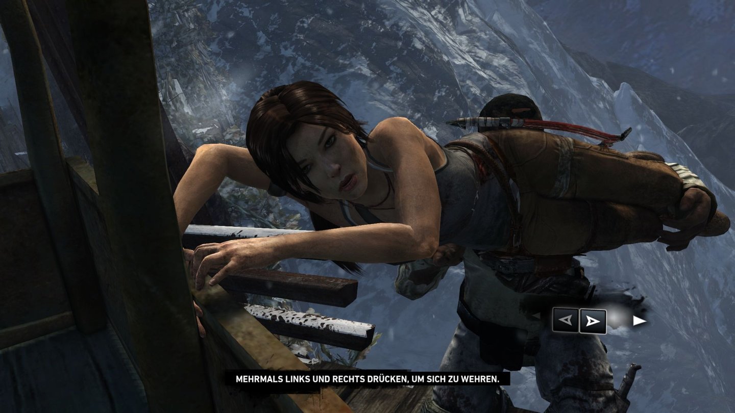 Tomb RaiderImmer mal wieder müssen wir Quicktime-Events meistern.