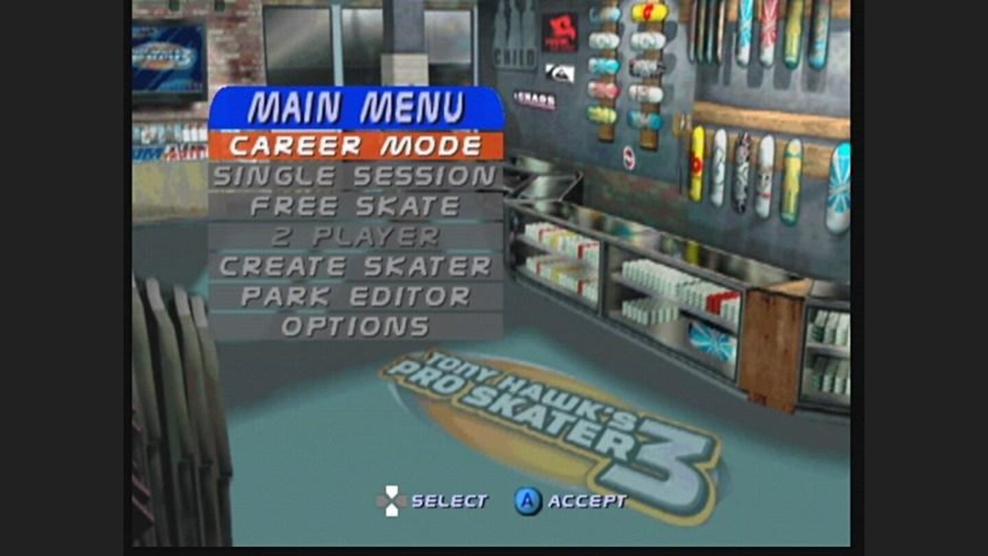 Main Menu