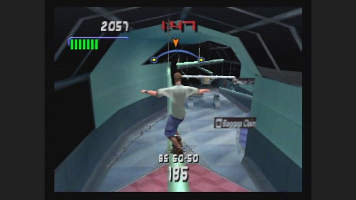 Riding a lighting fixture at the airport