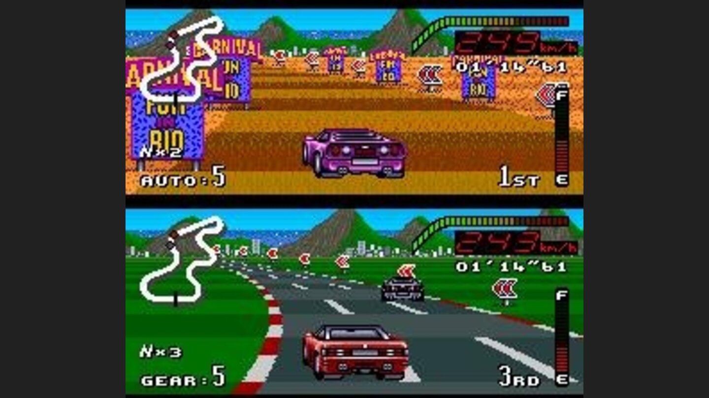 Competing in Rio De Janeiro, Brazil (notice some plates in the track mentioning about the carnival).