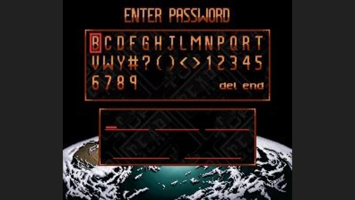 The password system. Insert the correct sequence and go race!