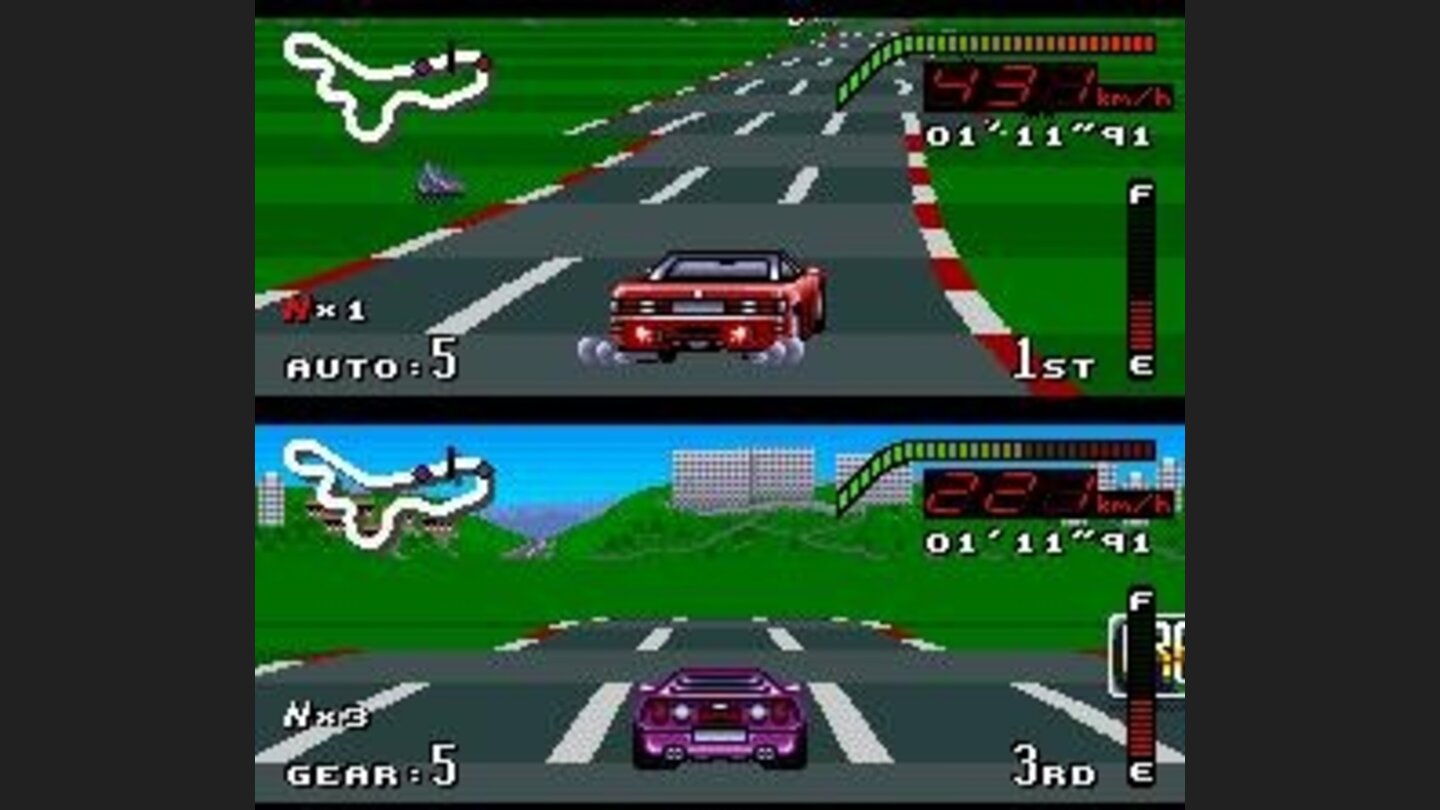 Run over 400 kmh: with the red car and some boosts you can surpass this superb limit!