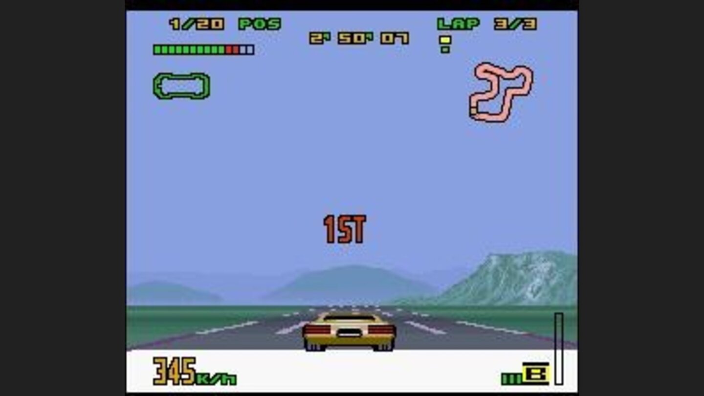 Finishing the circuit in the lead position
