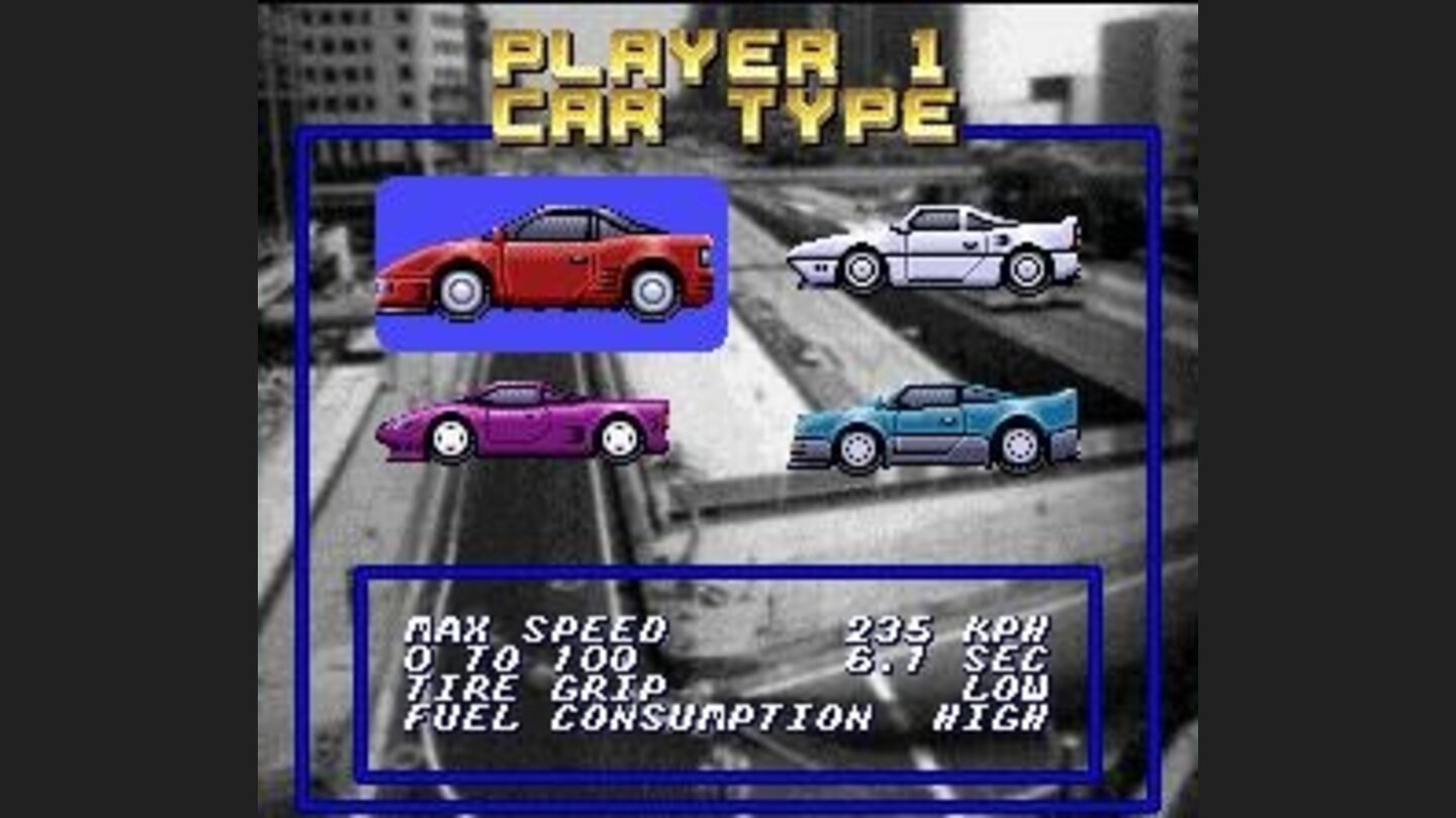 There are 4 cars available, each one with different attributes.