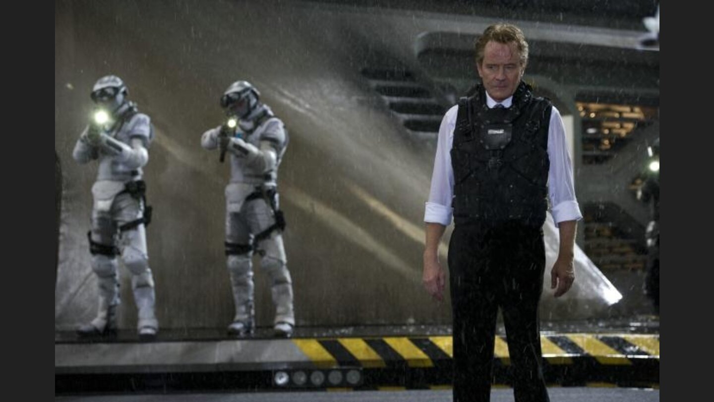 Total RecallKanzler Cohaagen wird von Bryan Cranston gespielt, denn wir aus TV-Serien wie Malcolm Mittendrin und Breaking Bad kennen.