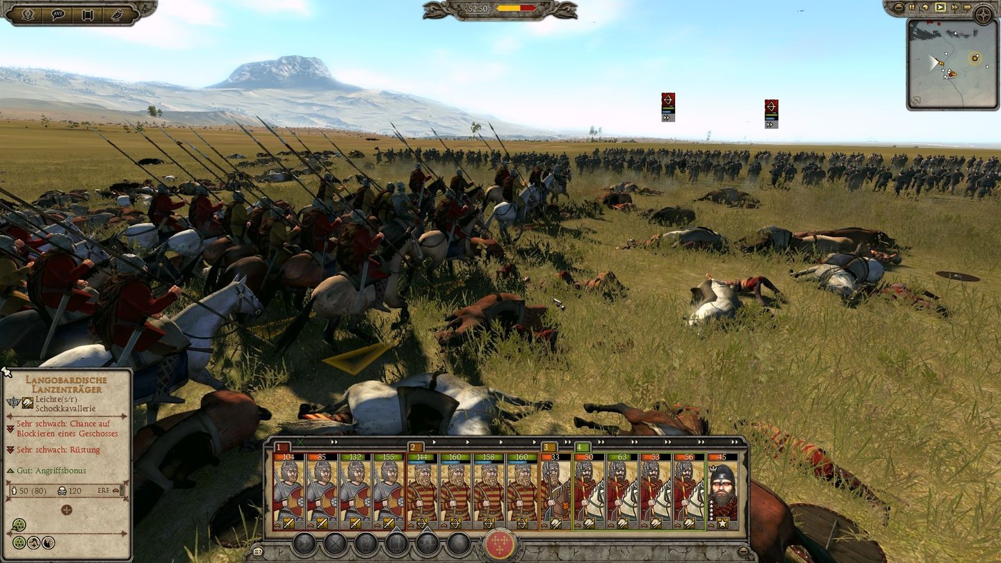 Total War: Attila - Das Zeitalter Karls des GroßenIm Frühmittelalter beginnt der Aufstieg der schweren Kavallerie, zu Beginn führen wir aber noch eher leichte Reiter ins Feld.