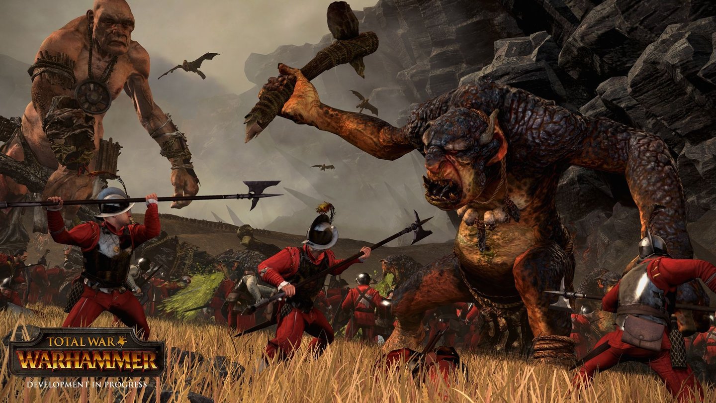 Total War: WarhammerDie Fantasy-Einheiten bringen mehr Spezialfähigkeiten mit als in Total War üblich, Trolle spucken etwa Säurekotze.
